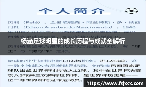 杨涵足球明星的成长历程与成就全解析